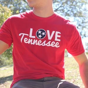 Love Tennessee TN red shirt Live TN